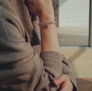 Orblink Himalayan Crystal Bracelet - Elegant Natural Stone Jewelry with Silver Star Charm