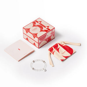 Orblink Himalayan Jewelry Set - Includes Quartz Bracelet, Pouch, Box & Care Card