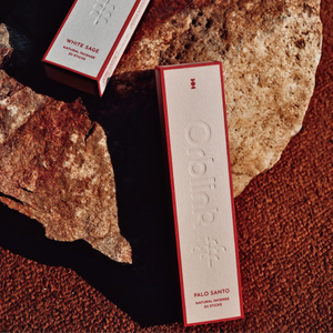 Orblink Natural Incense Sticks - Palo Santo & White Sage Box for Energy Cleansing & Meditation Ritual