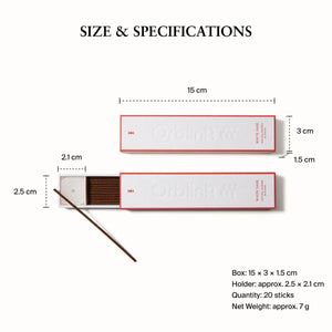Natural White Sage incense sticks for purification rituals and mindful home practice.