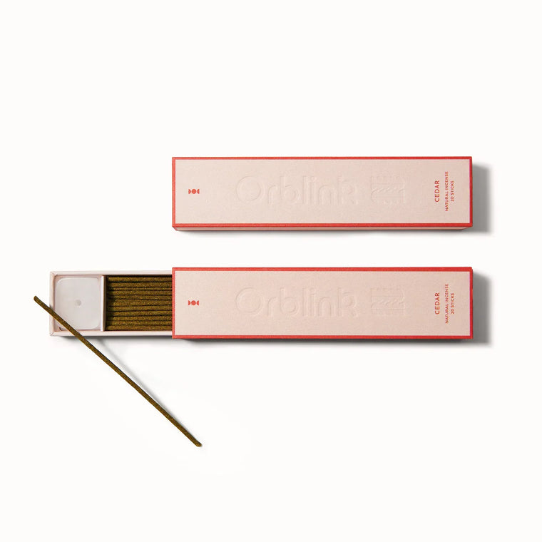 Elegant incense box showcasing natural incense sticks inside, perfect for daily meditation and energy clearing.