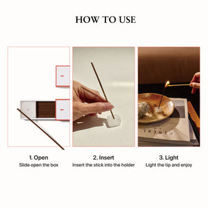 White Sage incense used in meditation rituals to cleanse crystals and refresh the space.