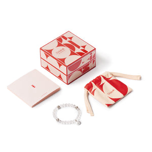 Orblink Himalayan Jewelry Set - Includes Quartz Bracelet, Pouch, Box & Care Card